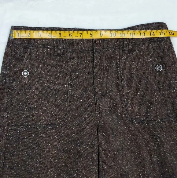 Calvin Klein Jeans Wool Blend Lined Dress Pants Mid Rise Straight Leg Size 6 - Picture 5 of 12